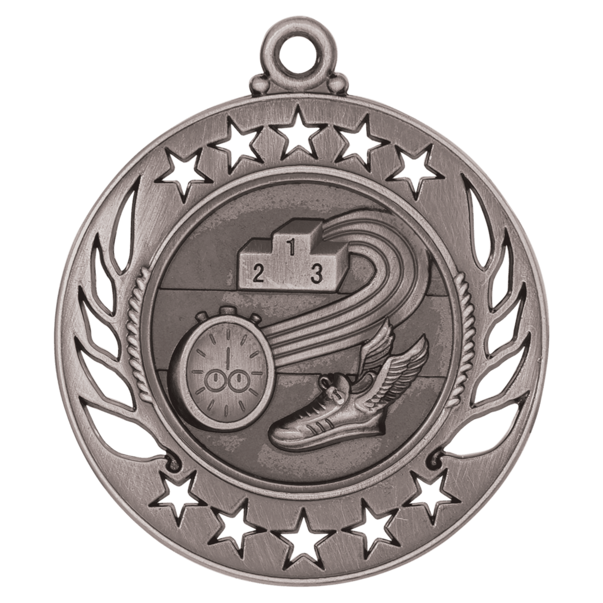 Track Galaxy Medal-Silver-AKD Ink