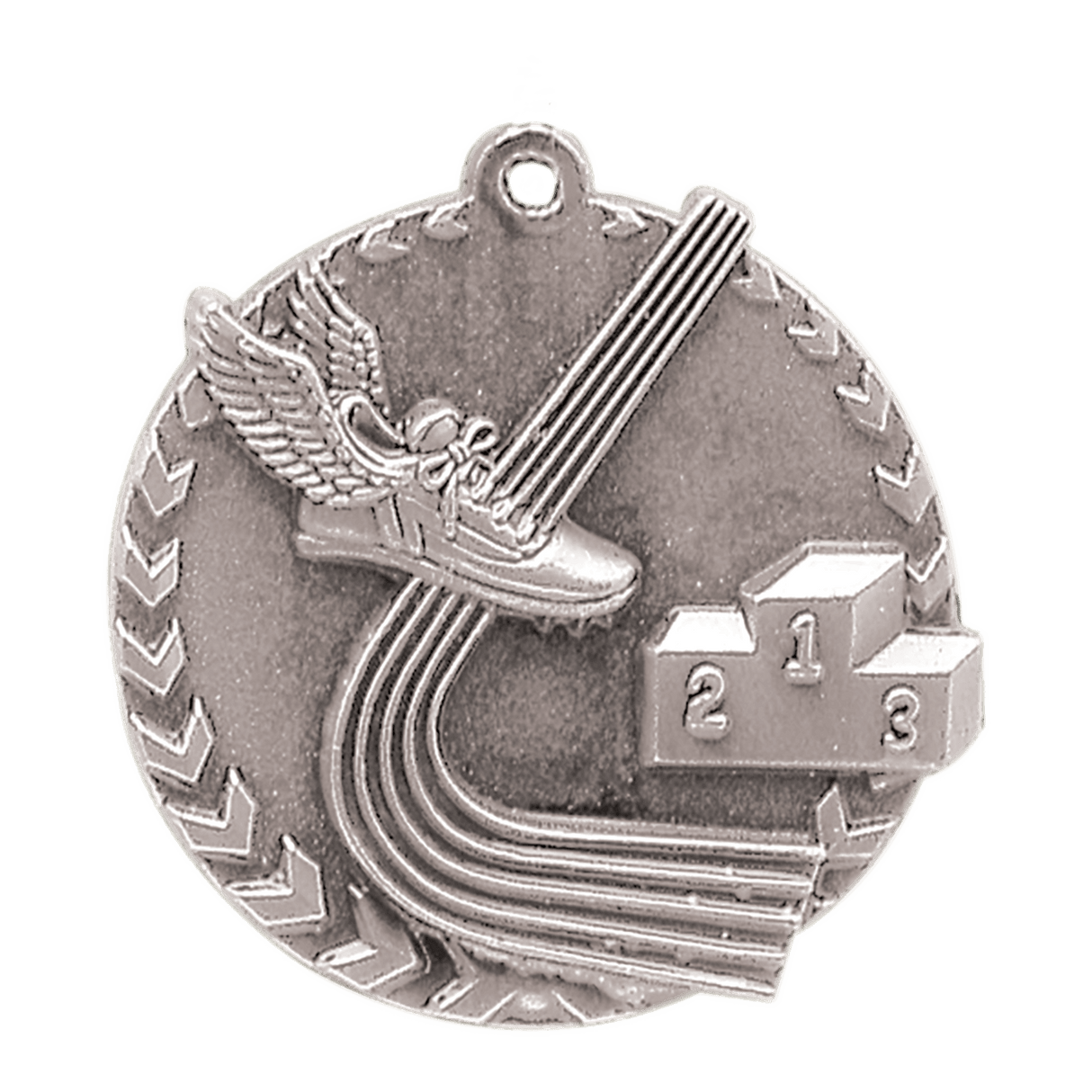 Track Millennium Medal-Silver-AKD Ink