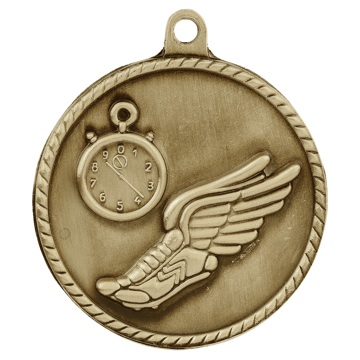 Track High Relief Medal-Gold-AKD Ink