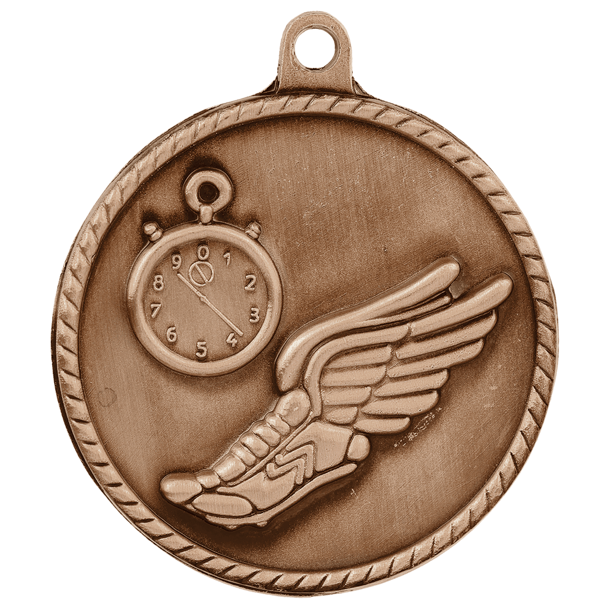 Track High Relief Medal-Bronze-AKD Ink
