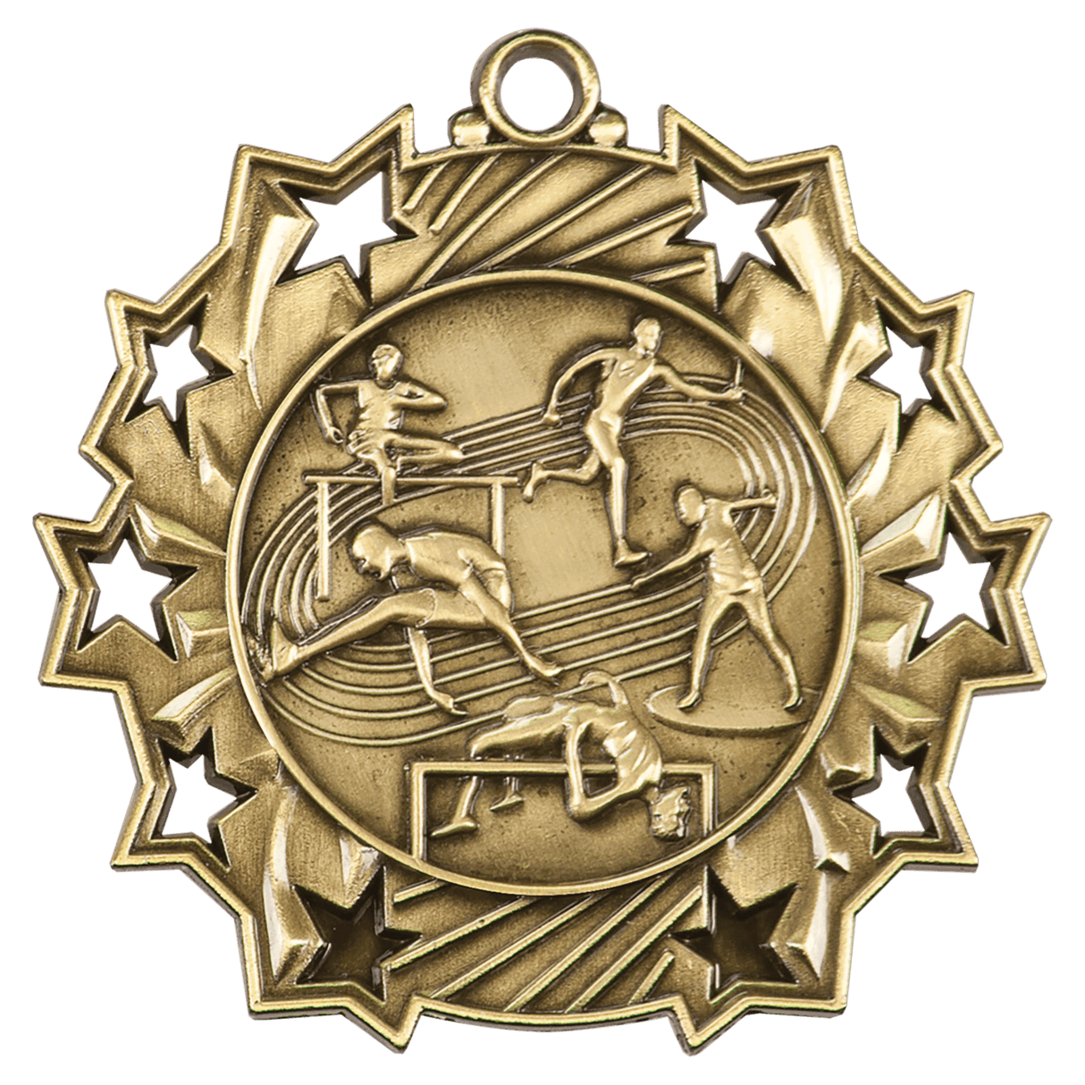 Track & Field Ten Star Medal-Gold-AKD Ink