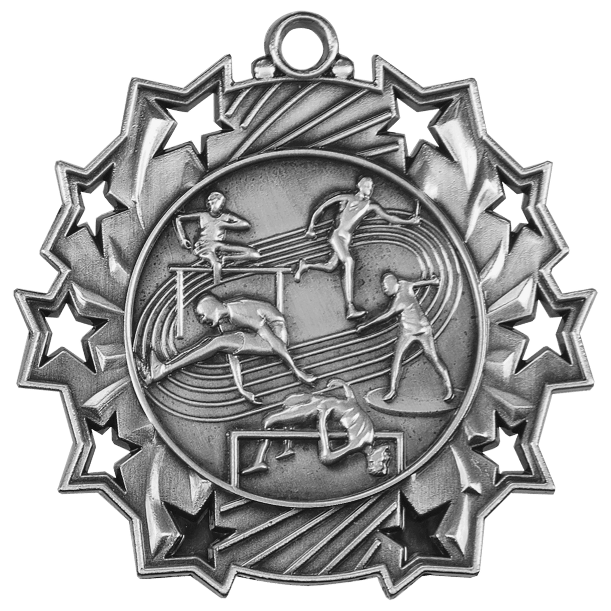 Track & Field Ten Star Medal-Silver-AKD Ink