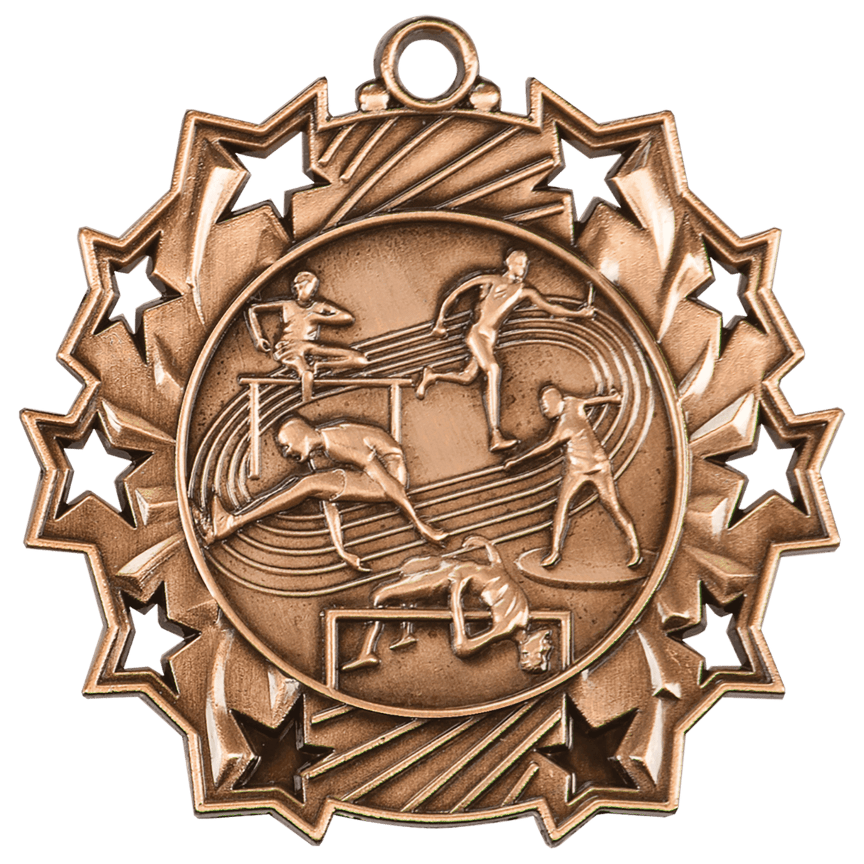 Track & Field Ten Star Medal-Bronze-AKD Ink