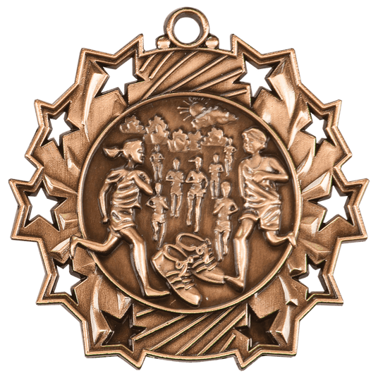 Cross Country Ten Star Medal-Bronze