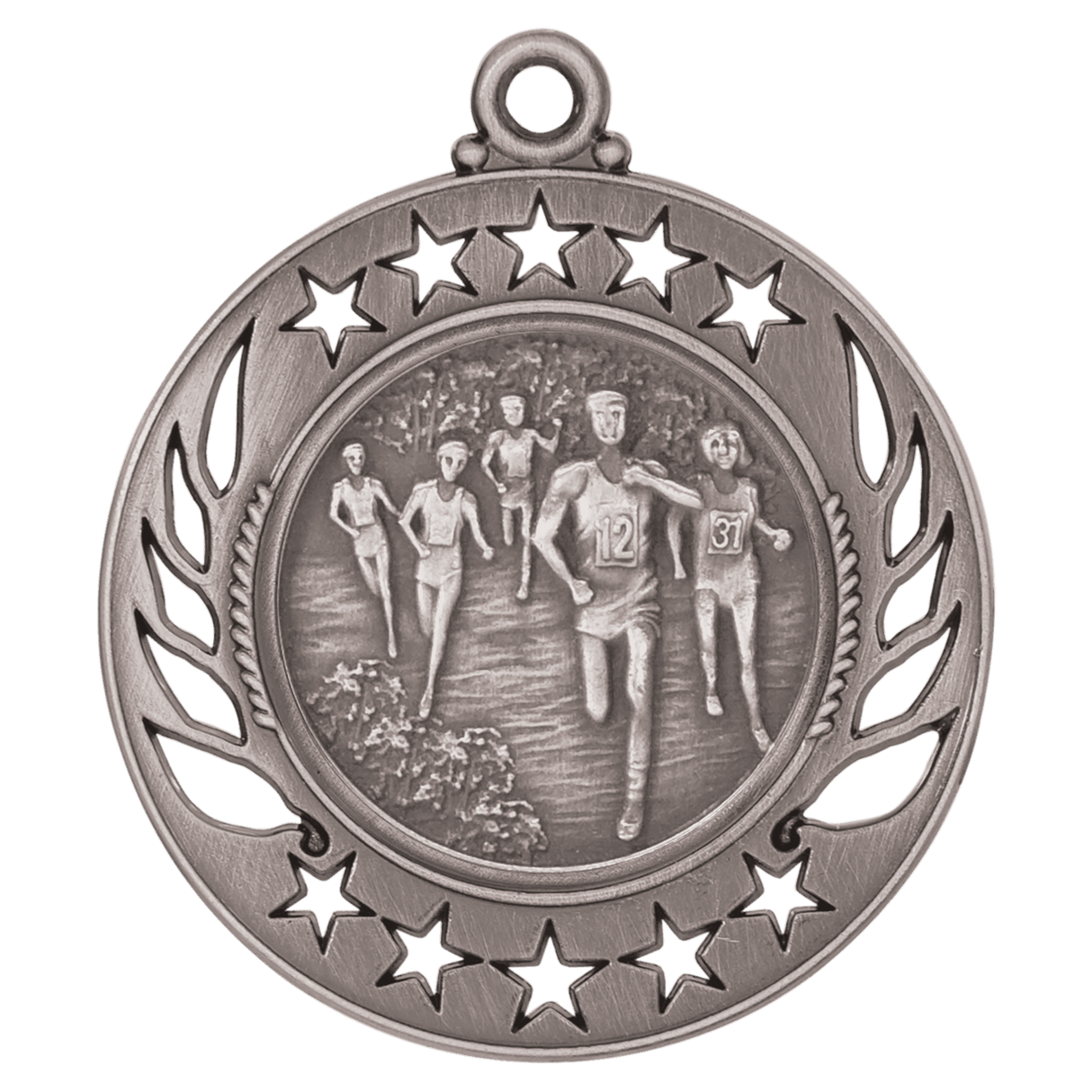 Cross Country Galaxy Medal-Silver-AKD Ink