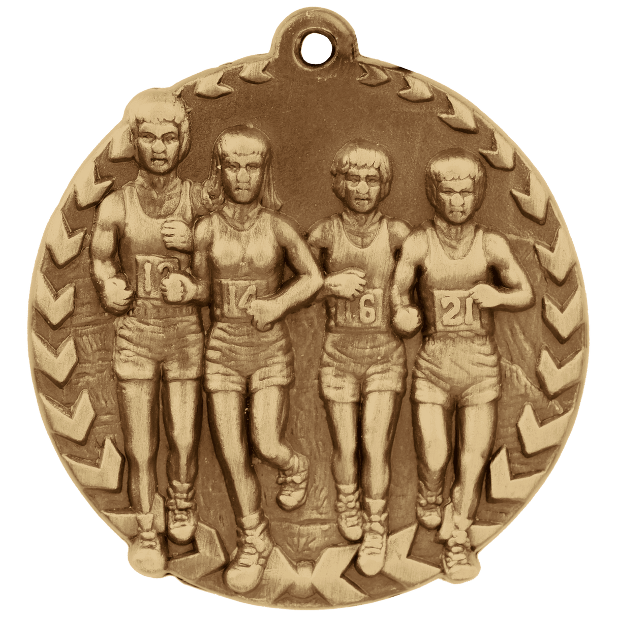 Cross Country Millennium Medal-Gold-AKD Ink
