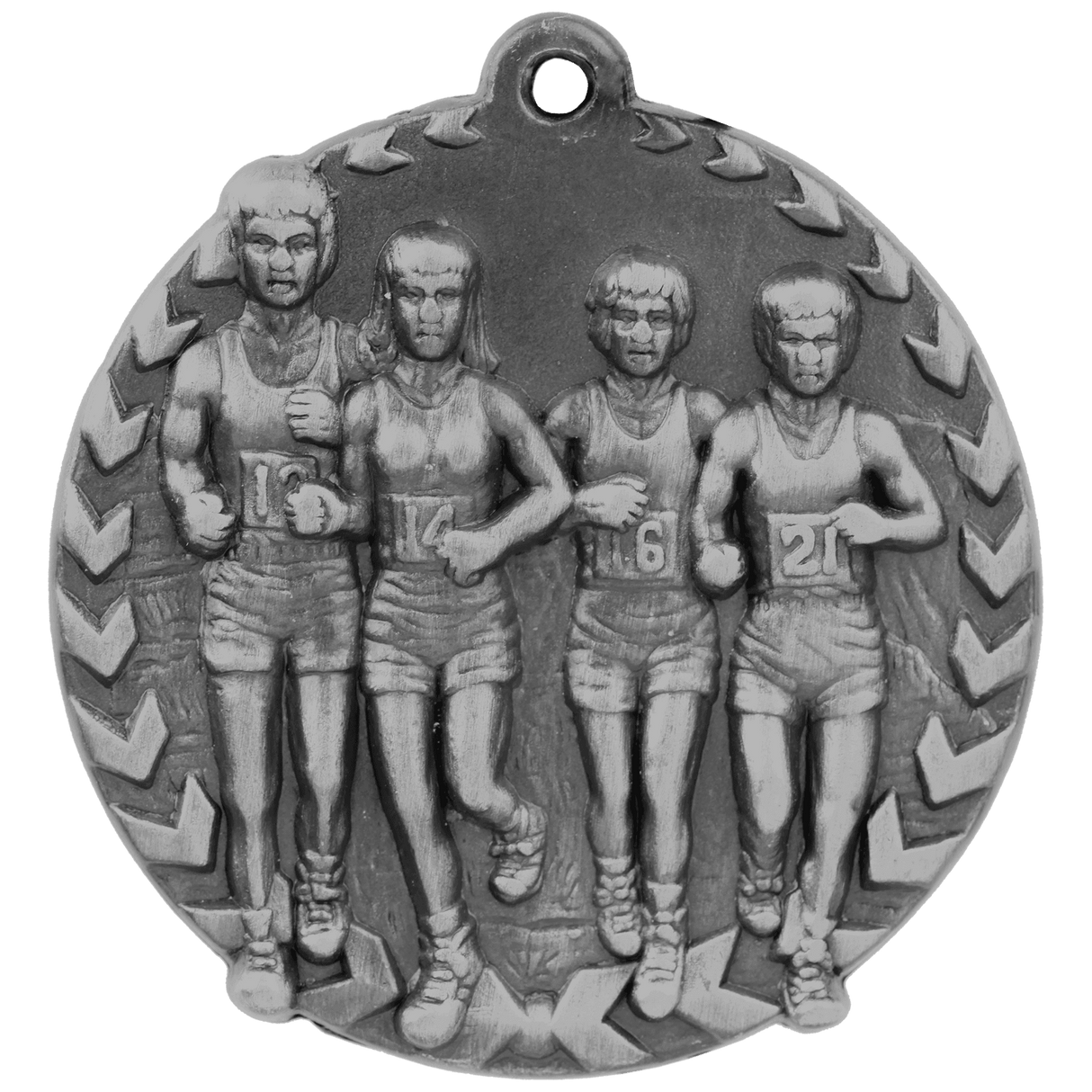 Cross Country Millennium Medal-Silver-AKD Ink