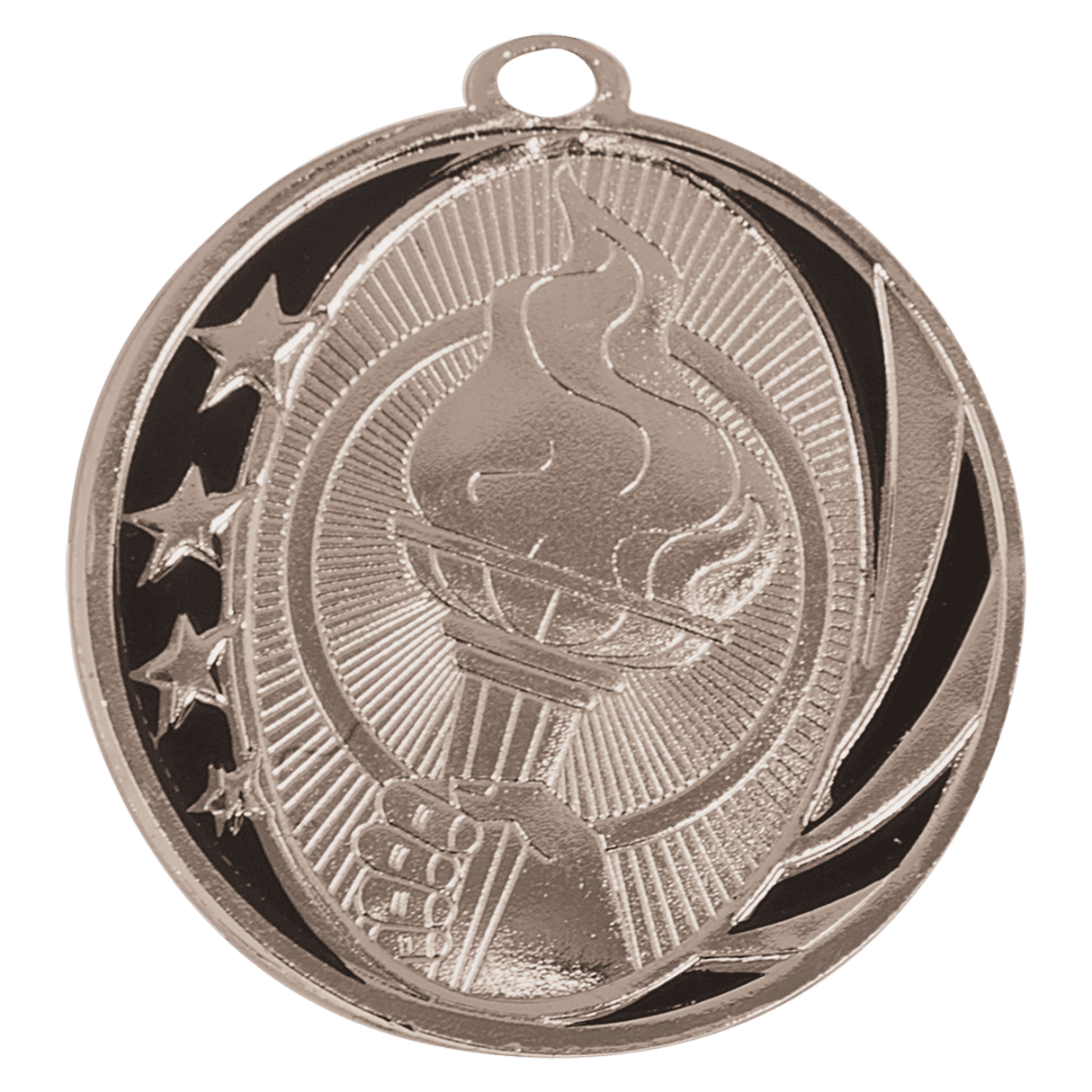 Torch MidNite Star Medal-Silver-AKD Ink