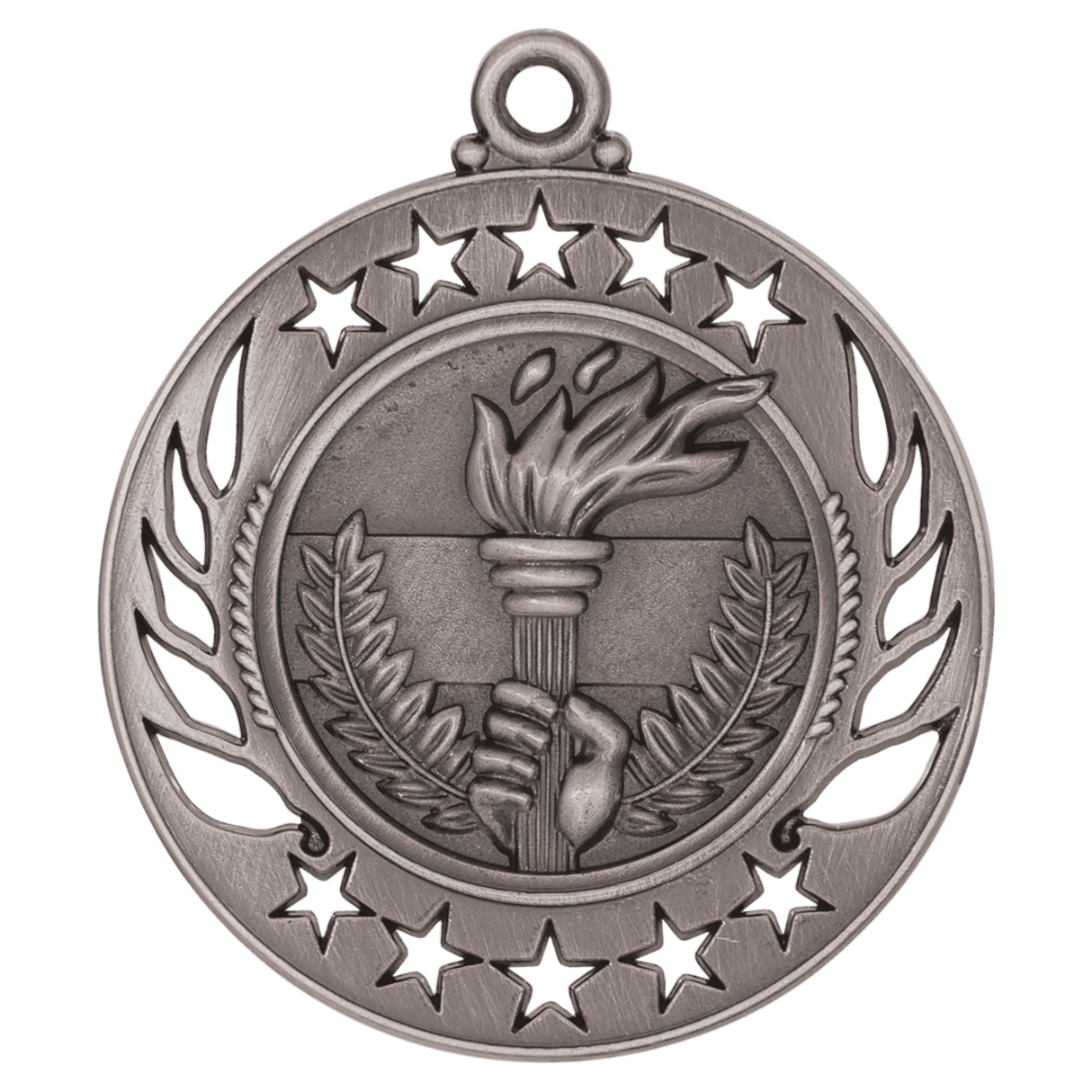 Torch Galaxy Medal-Silver-AKD Ink