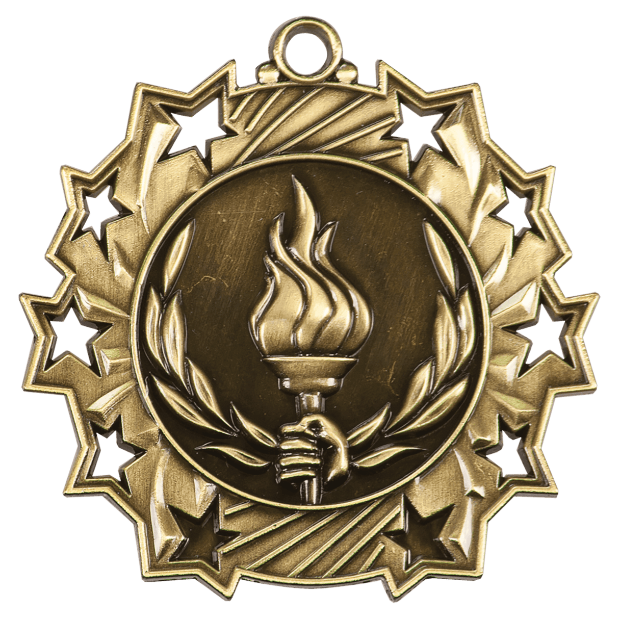 Torch Ten Star Medal-Gold-AKD Ink