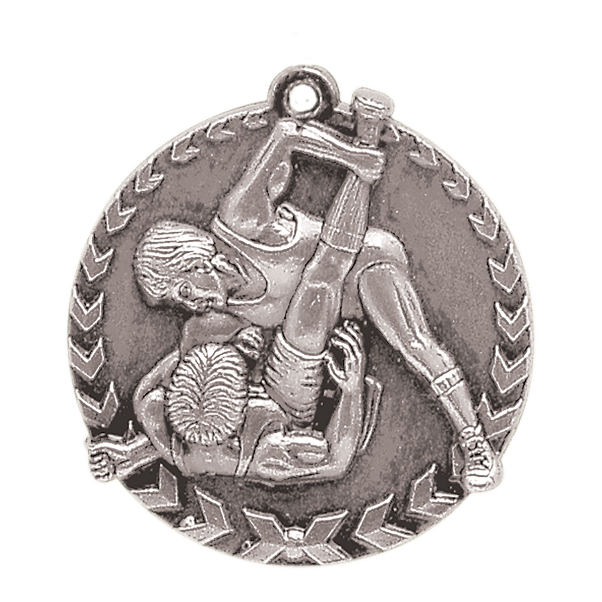 Wrestling Millennium Medal-Silver - AKD Ink
