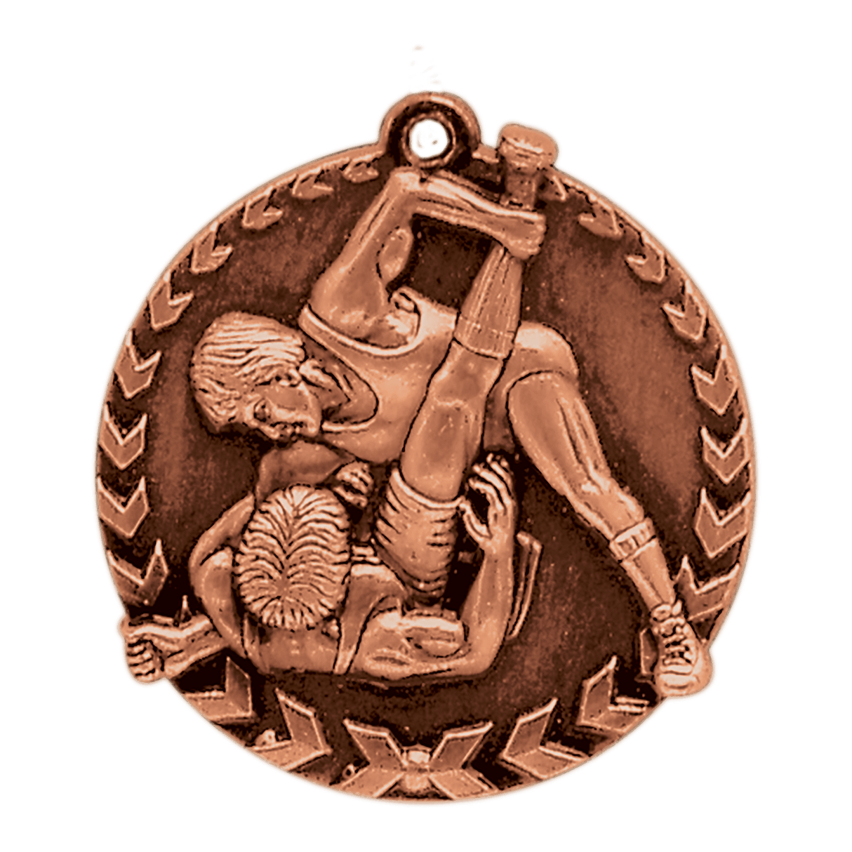 Wrestling Millennium Medal-Bronze - AKD Ink