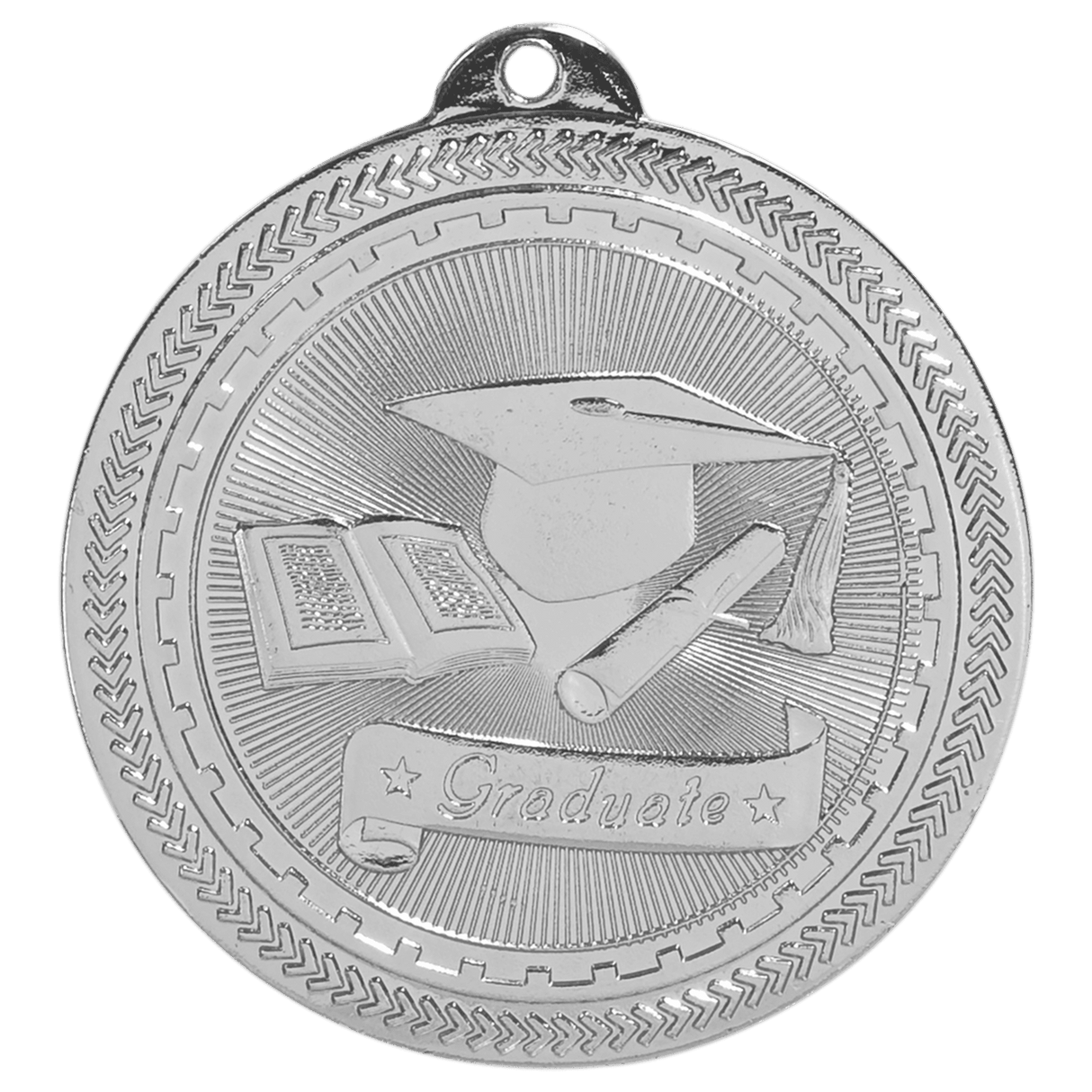 Graduate BriteLazer Medal-Silver-AKD Ink