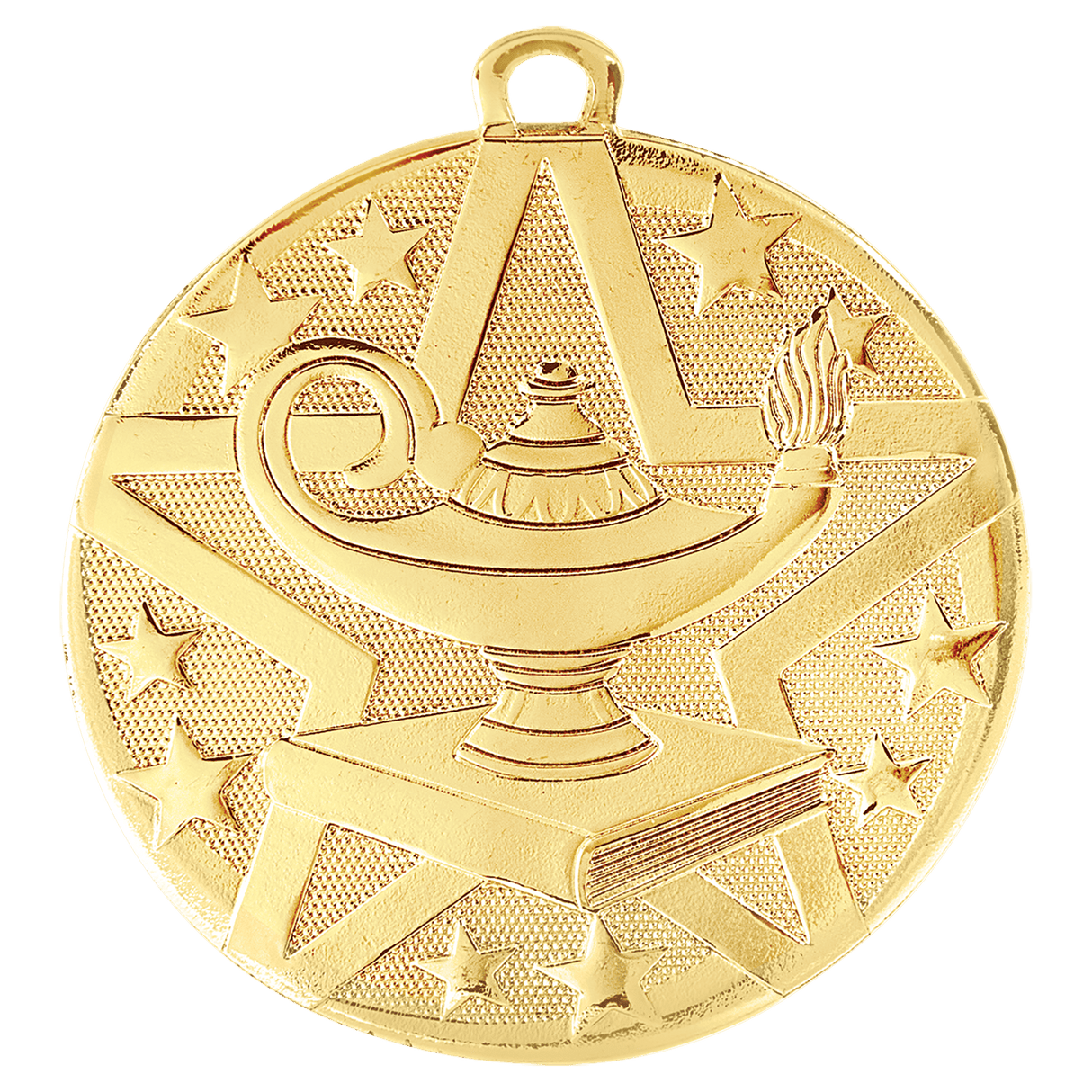Lamp of Knowledge Superstar Medal-Gold-AKD Ink