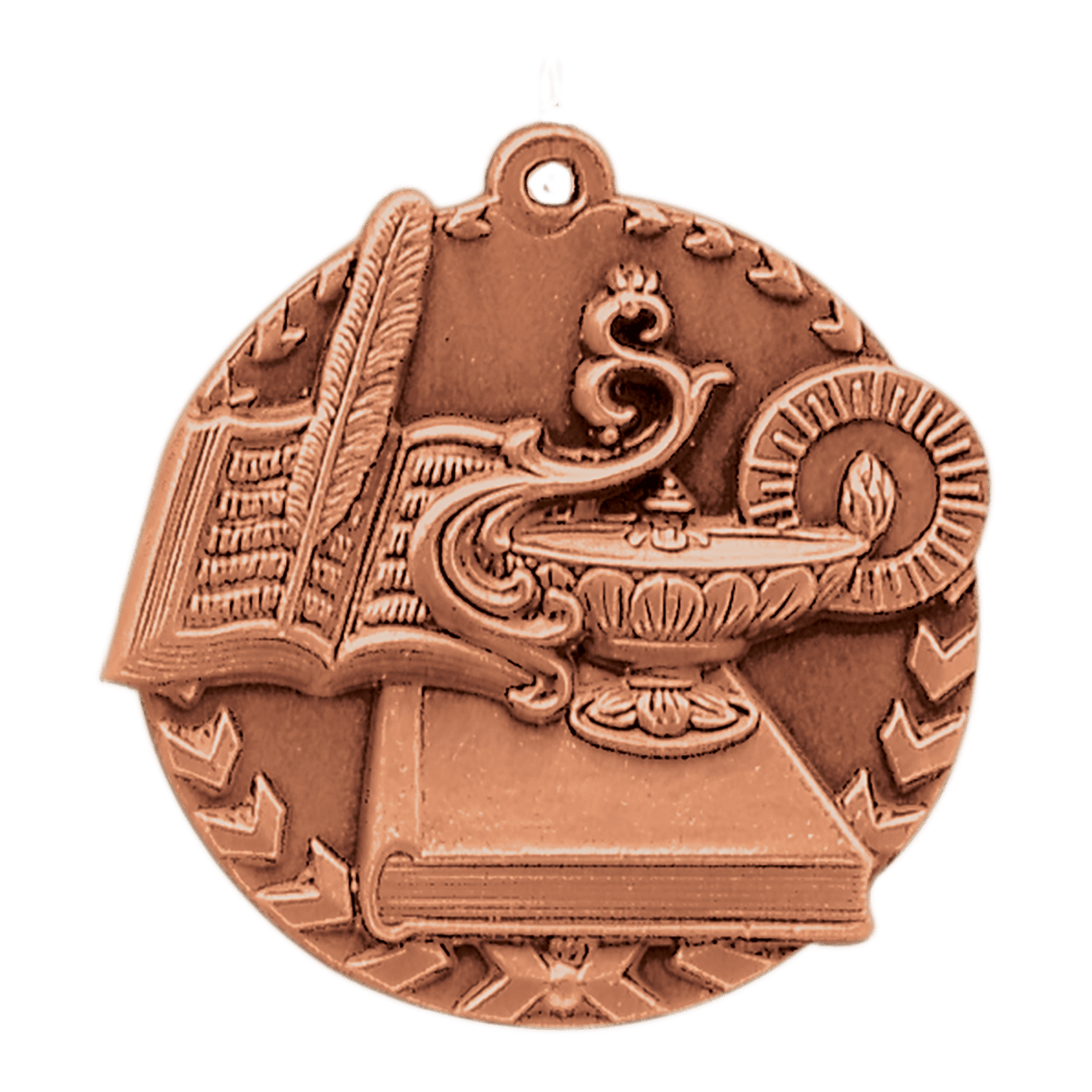Lamp of Knowledge Millennium Medal-Bronze-AKD Ink