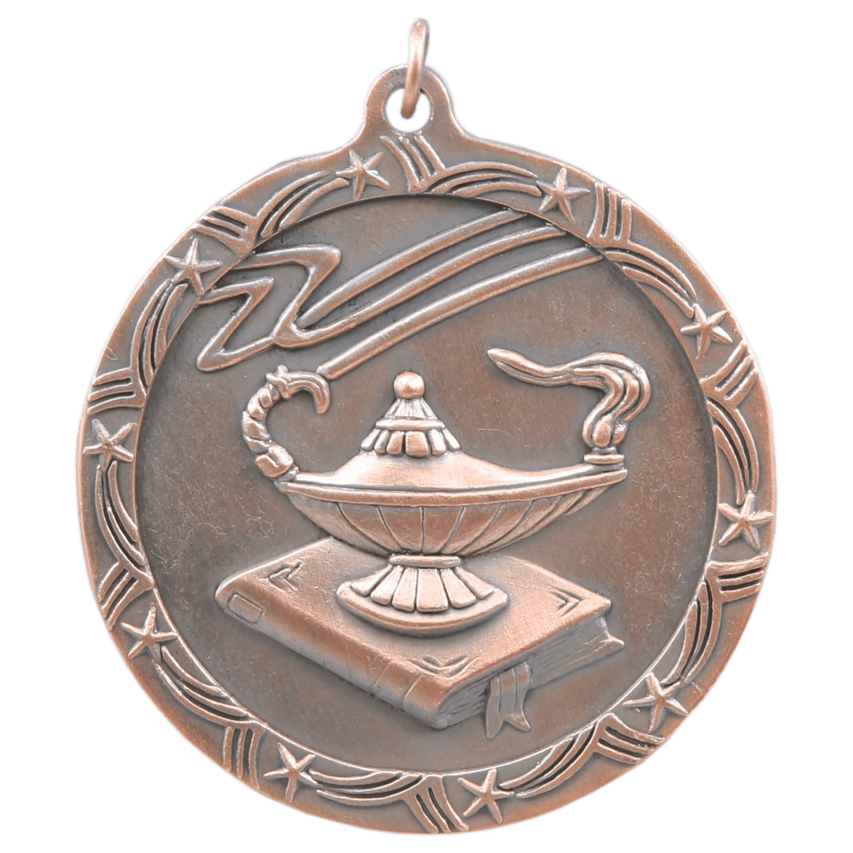 Lamp of Knowledge Shooting Star Medal-Bronze-AKD Ink