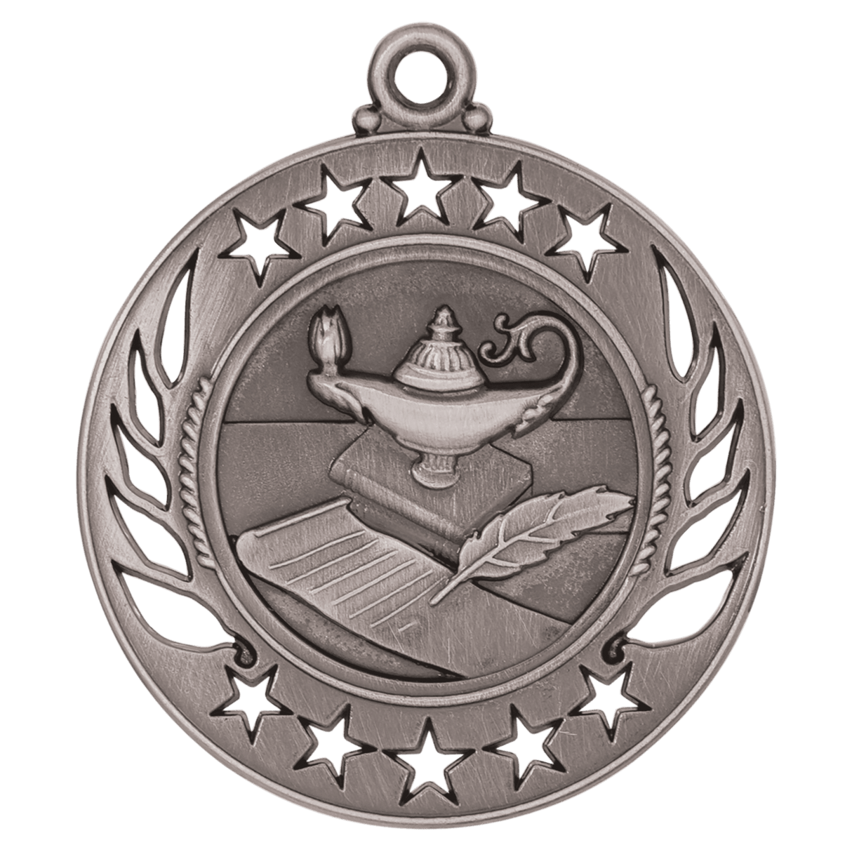 Lamp of Knowledge Galaxy Medal-Silver-AKD Ink