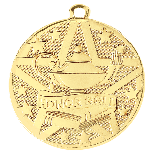 Honor Roll Superstar Medal-Gold