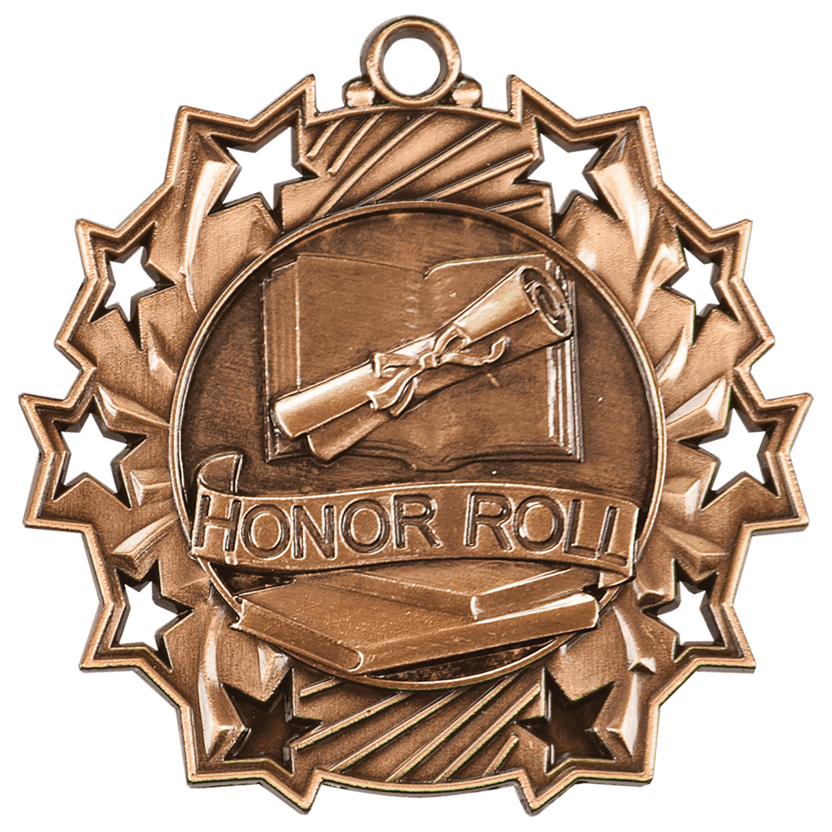 Honor Roll Ten Star Medal-Bronze-AKD Ink