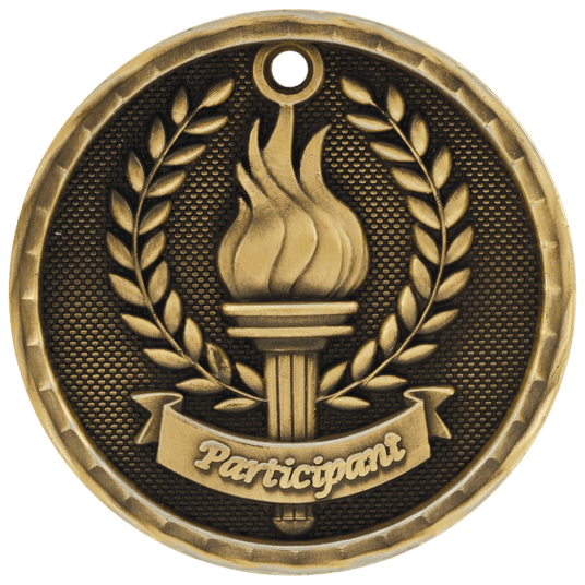 Participant 3-D Medal-Gold