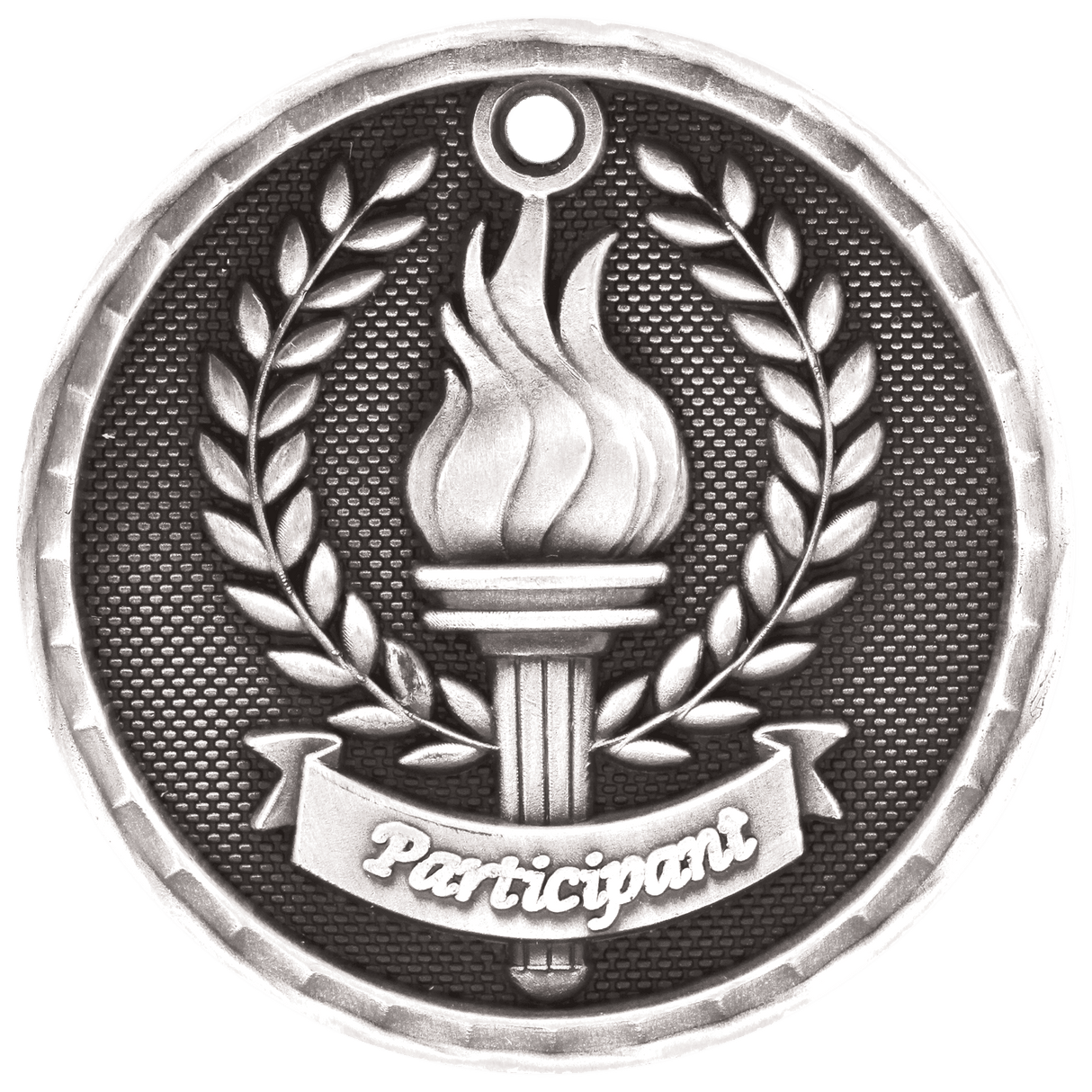 Participant 3-D Medal-Silver-AKD Ink