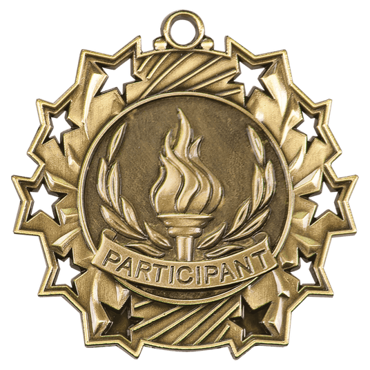 Participant Ten Star Medal-Gold