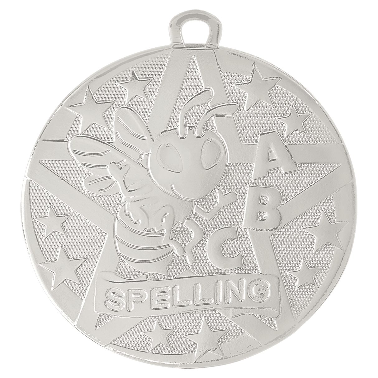 Spelling Superstar Medal-Silver-AKD Ink