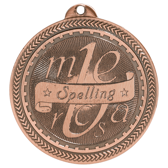 Spelling BriteLazer Medal-Bronze