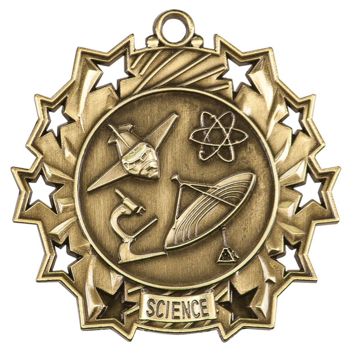 Science Ten Star Medal-Gold-AKD Ink