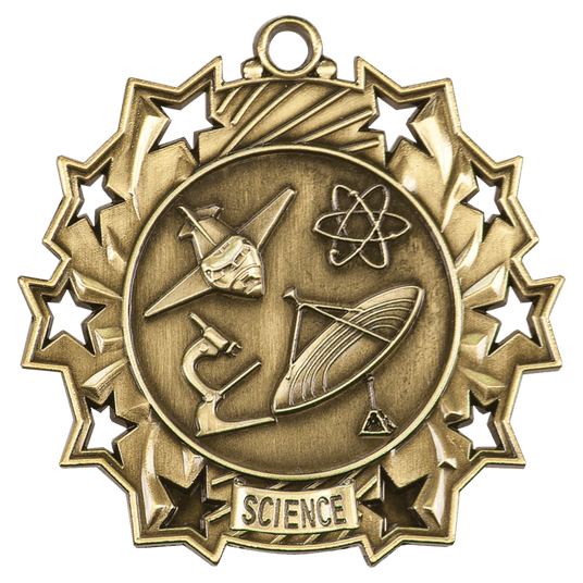 Science Ten Star Medal-Gold
