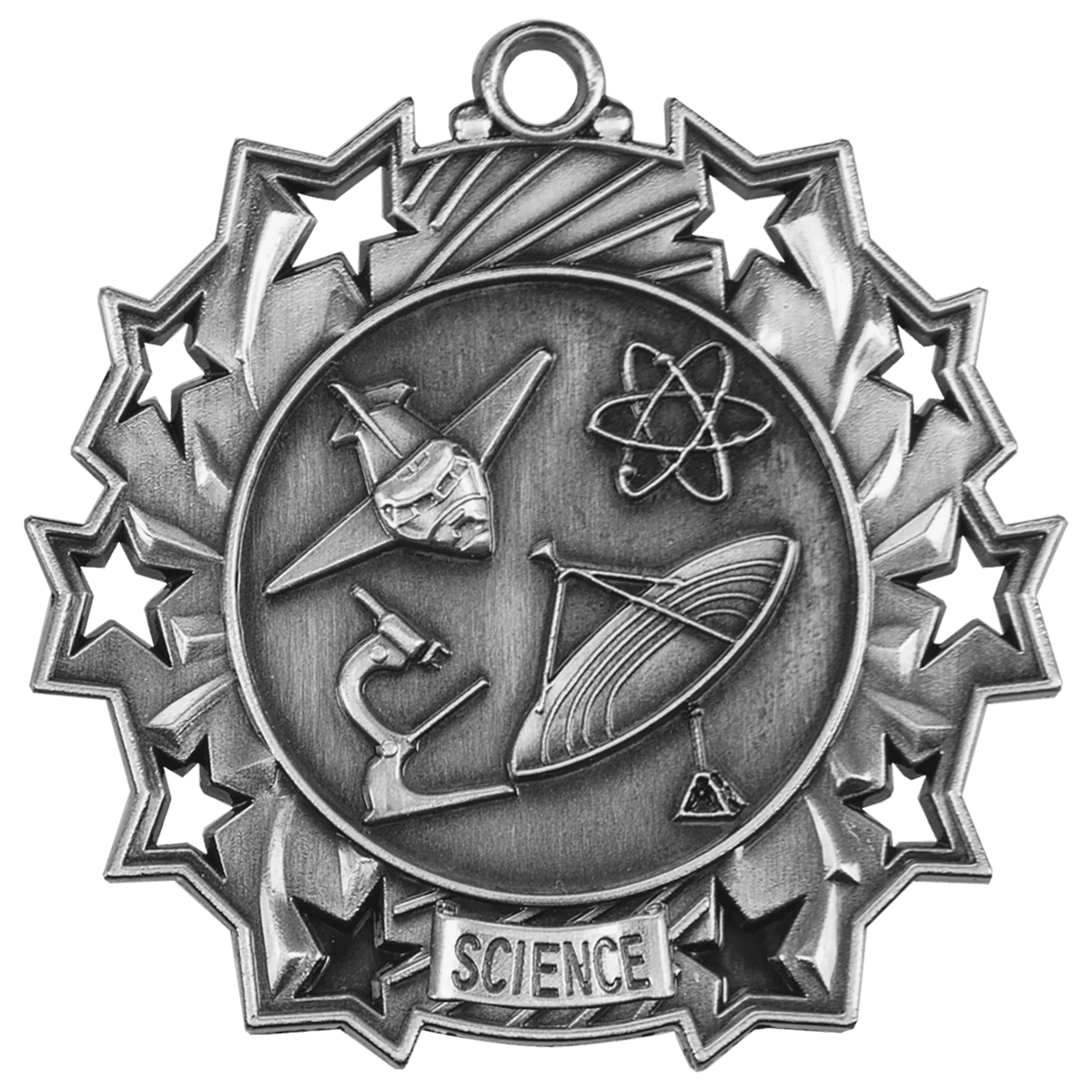 Science Ten Star Medal-Silver-AKD Ink