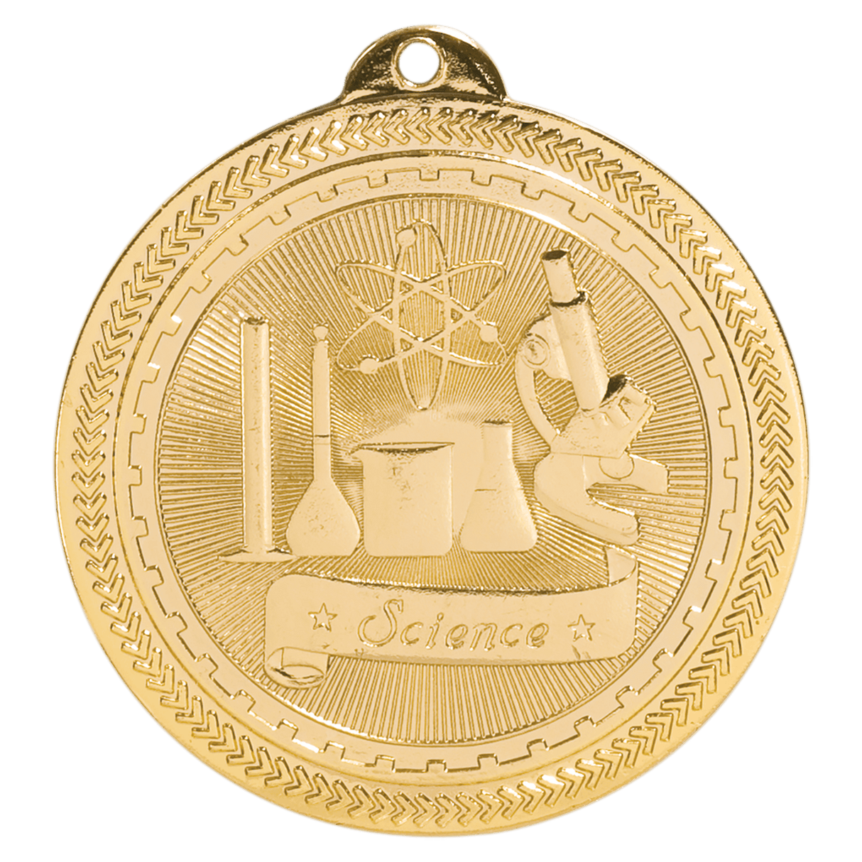 Science BriteLazer Medal-Gold-AKD Ink