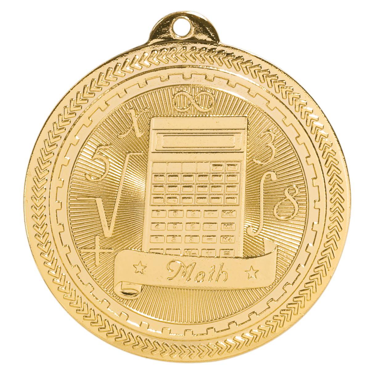 Math BriteLazer Medal-Gold-AKD Ink