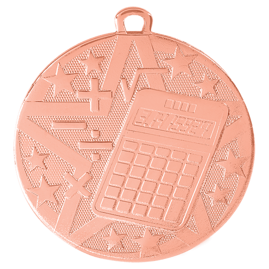 Math Superstar Medal-Bronze