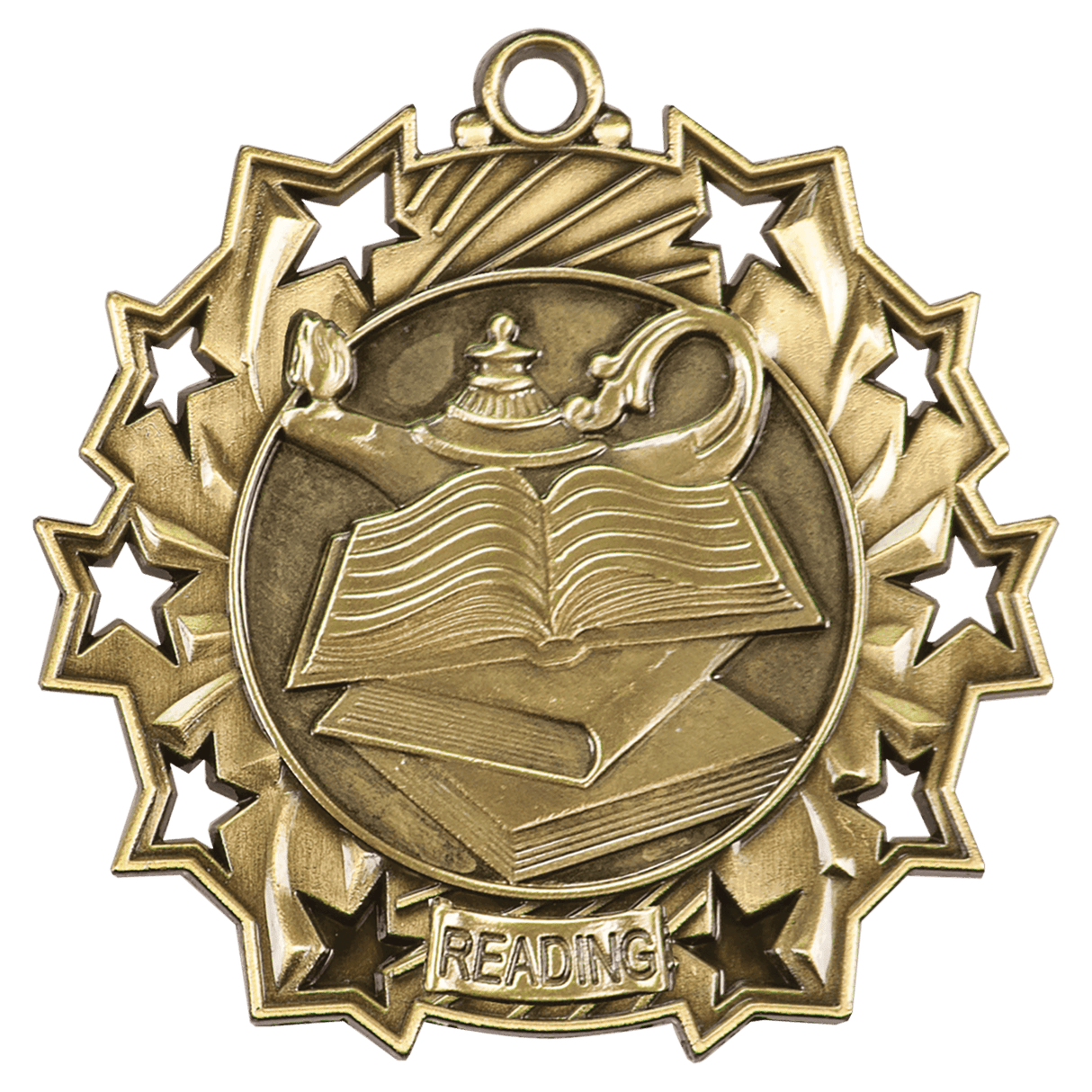 Reading Ten Star Medal-Gold-AKD Ink