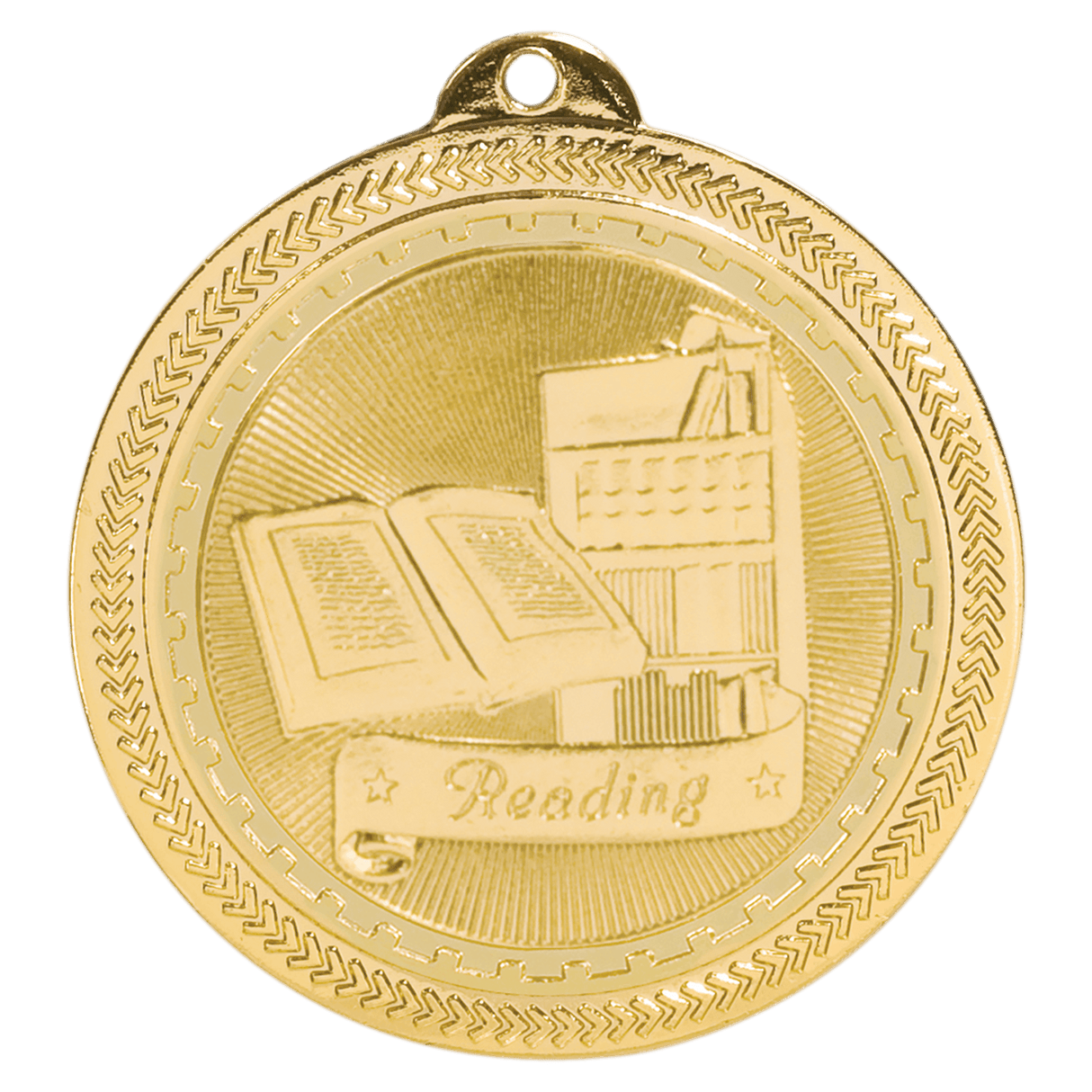 Reading BriteLazer Medal-Gold-AKD Ink