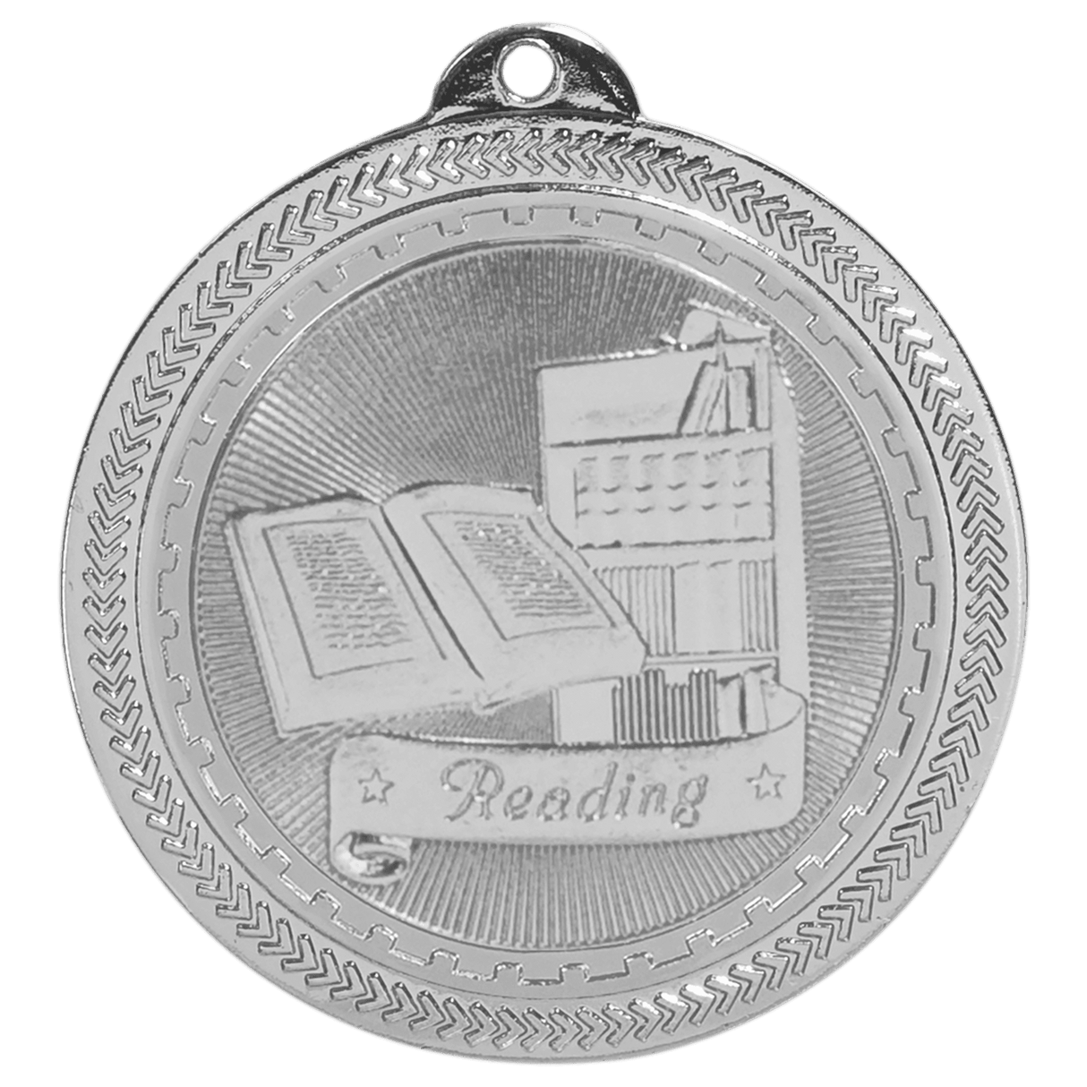 Reading BriteLazer Medal-Silver-AKD Ink