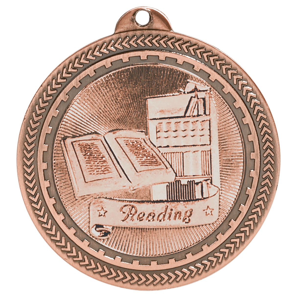 Reading BriteLazer Medal-Bronze-AKD Ink
