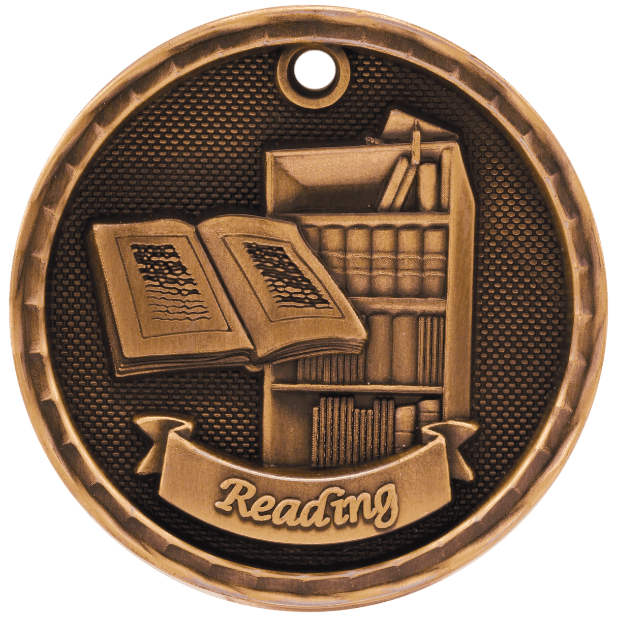 Reading 3-D Medal-Bronze-AKD Ink