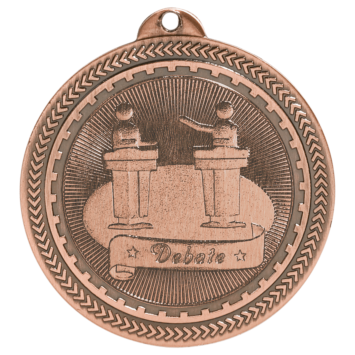 Debate BriteLazer Medal-Bronze-AKD Ink