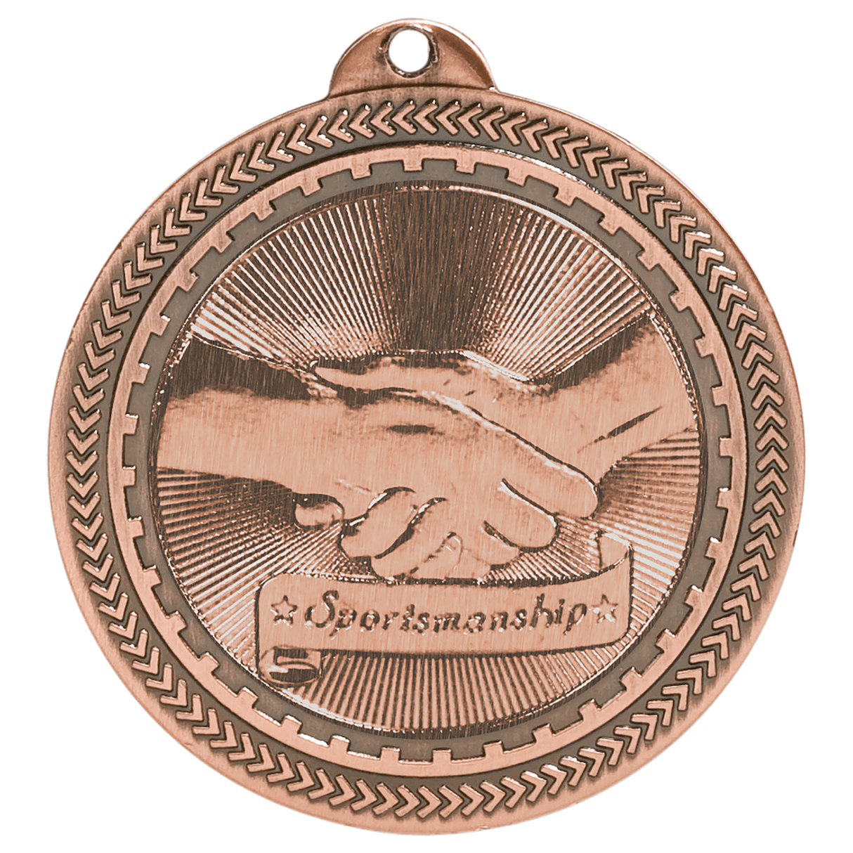 Sportsmanship BriteLazer Medal-Bronze-AKD Ink