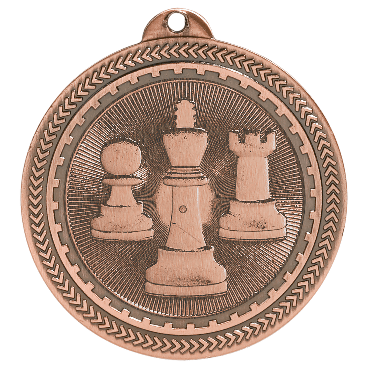 Chess BriteLazer Medal-Bronze-AKD Ink