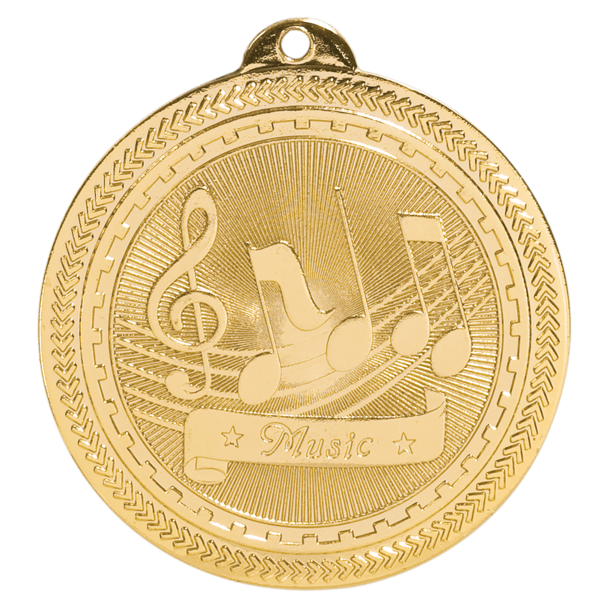 Music BriteLazer Medal-Gold - AKD Ink