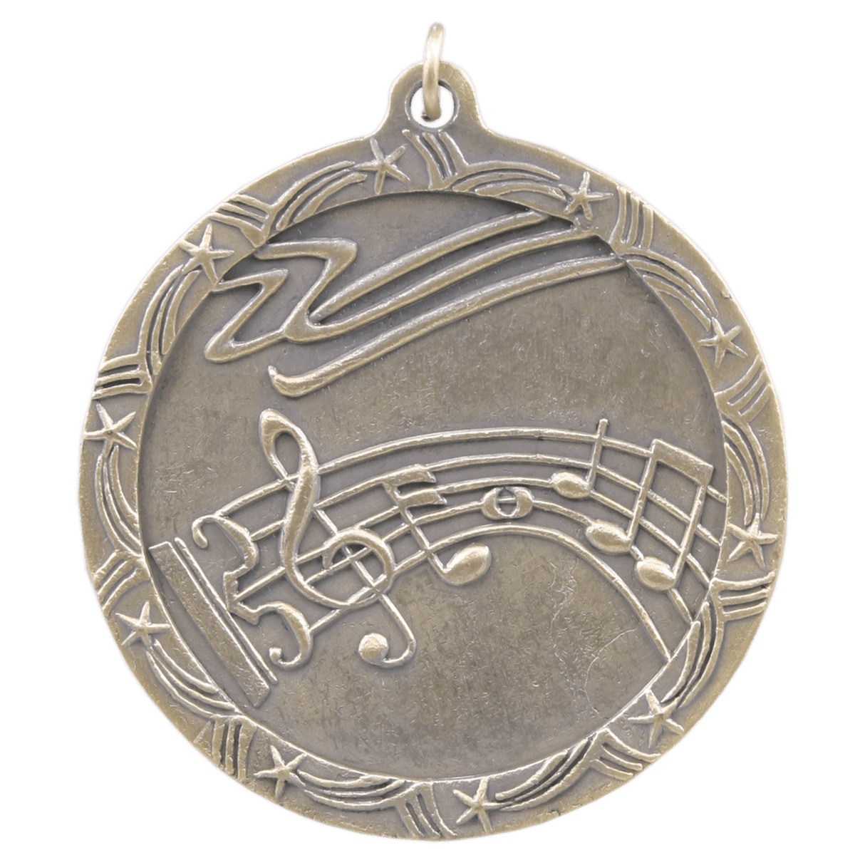 Music Shooting Star Medal-Gold - AKD Ink