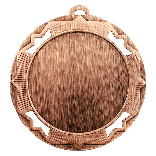 Crown 2" Insert Holder Medal-Atique Bronze (Insert Not Included)