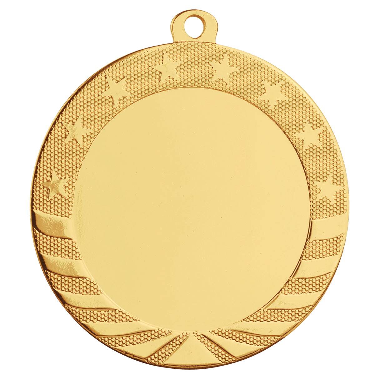 Starbrite 2" Insert Holder Medal-Bright Gold (Insert Not Included) - AKD Ink