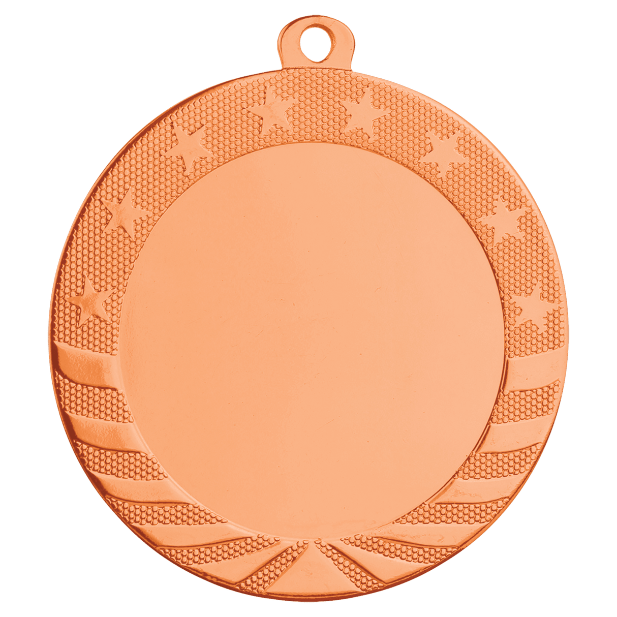 Starbrite 2" Insert Holder Medal-Bright Bronze (Insert Not Included) - AKD Ink