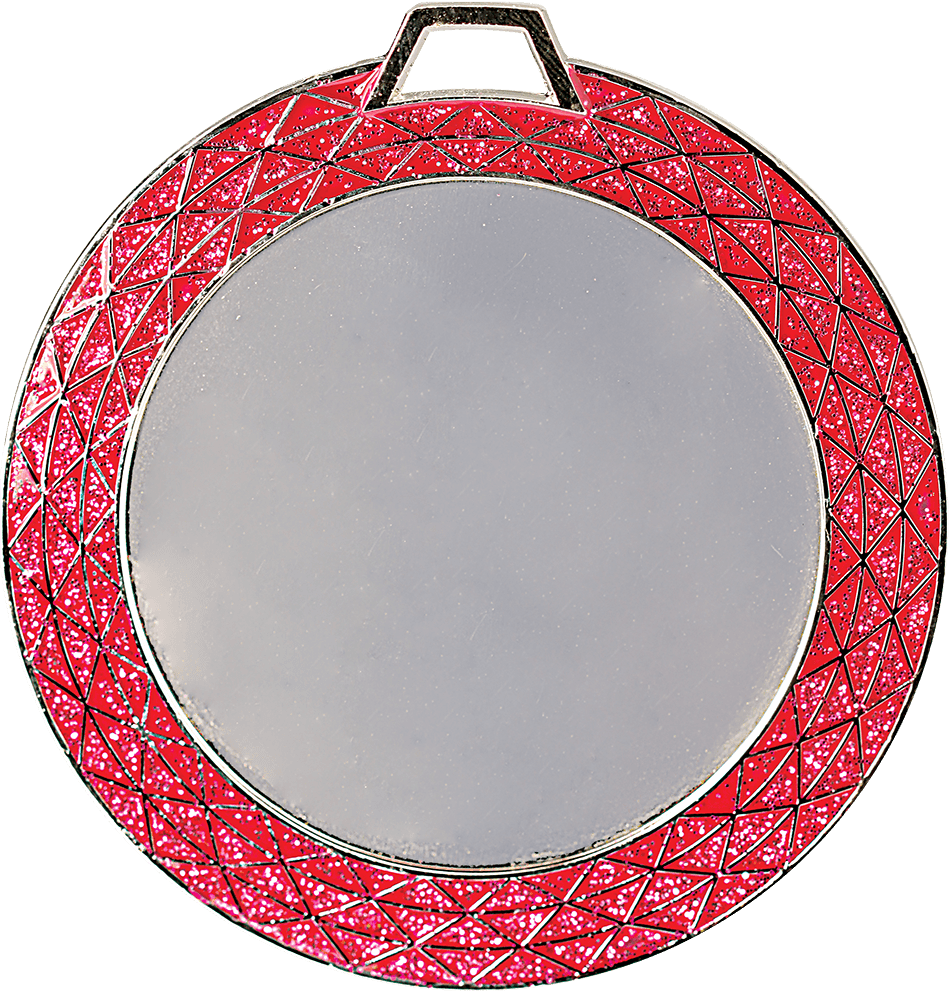 Pink Bling 2" Insert Holder Medal (Insert Not Included) - AKD Ink
