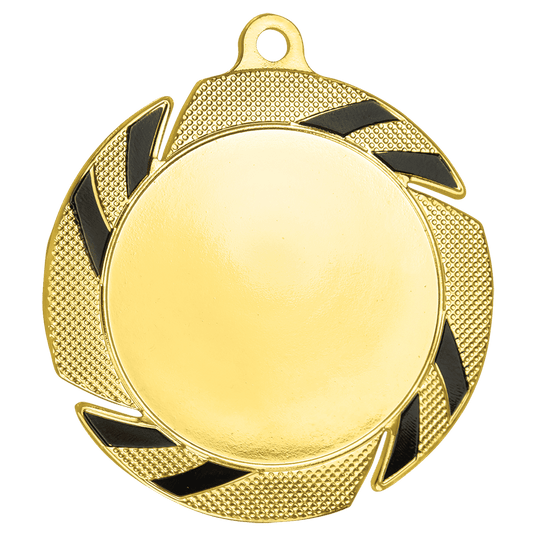 2" Insert Holder Medal-Gold/Black (Insert Not Included)