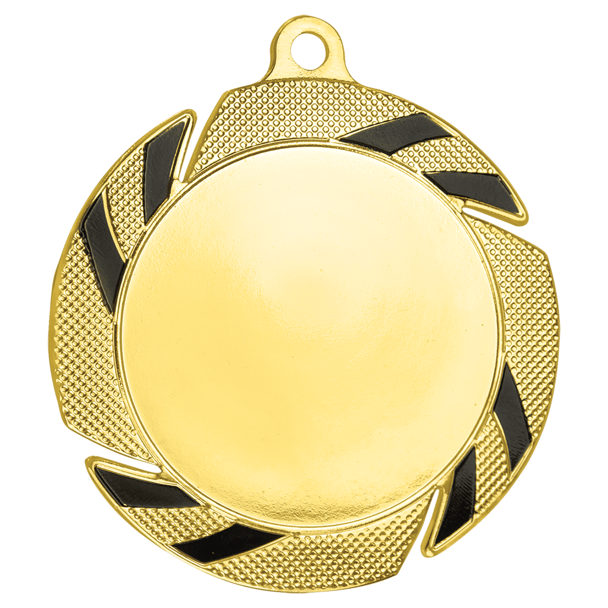 2" Insert Holder Medal-Gold/Black (Insert Not Included) - AKD Ink